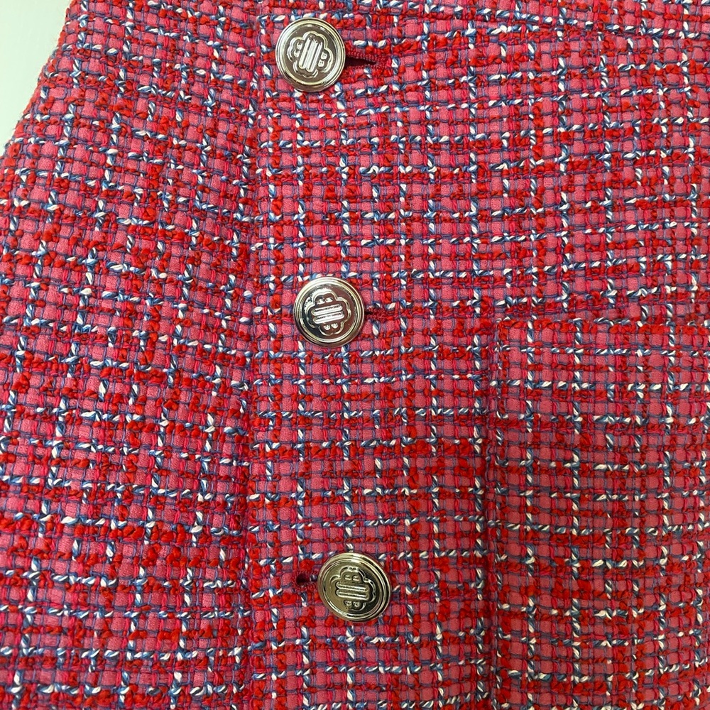 MAJE Tweed Wrap Dress - Picture 8 of 11
